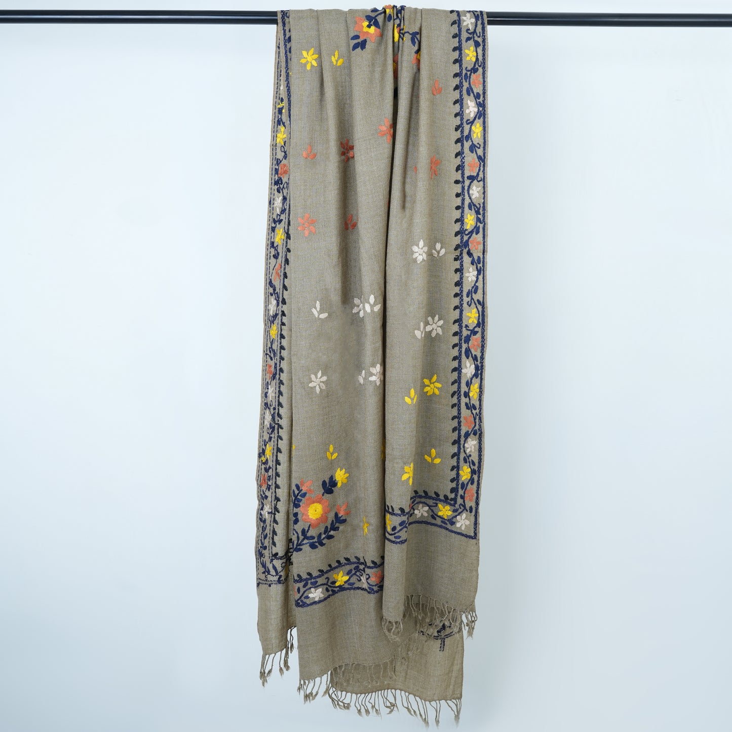 Green Lux wool premium shawl