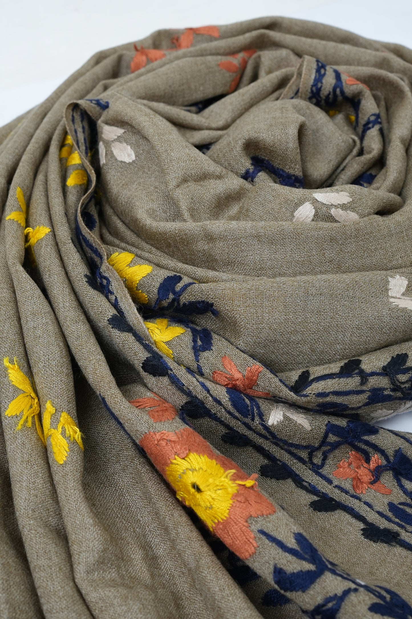Green Lux wool premium shawl