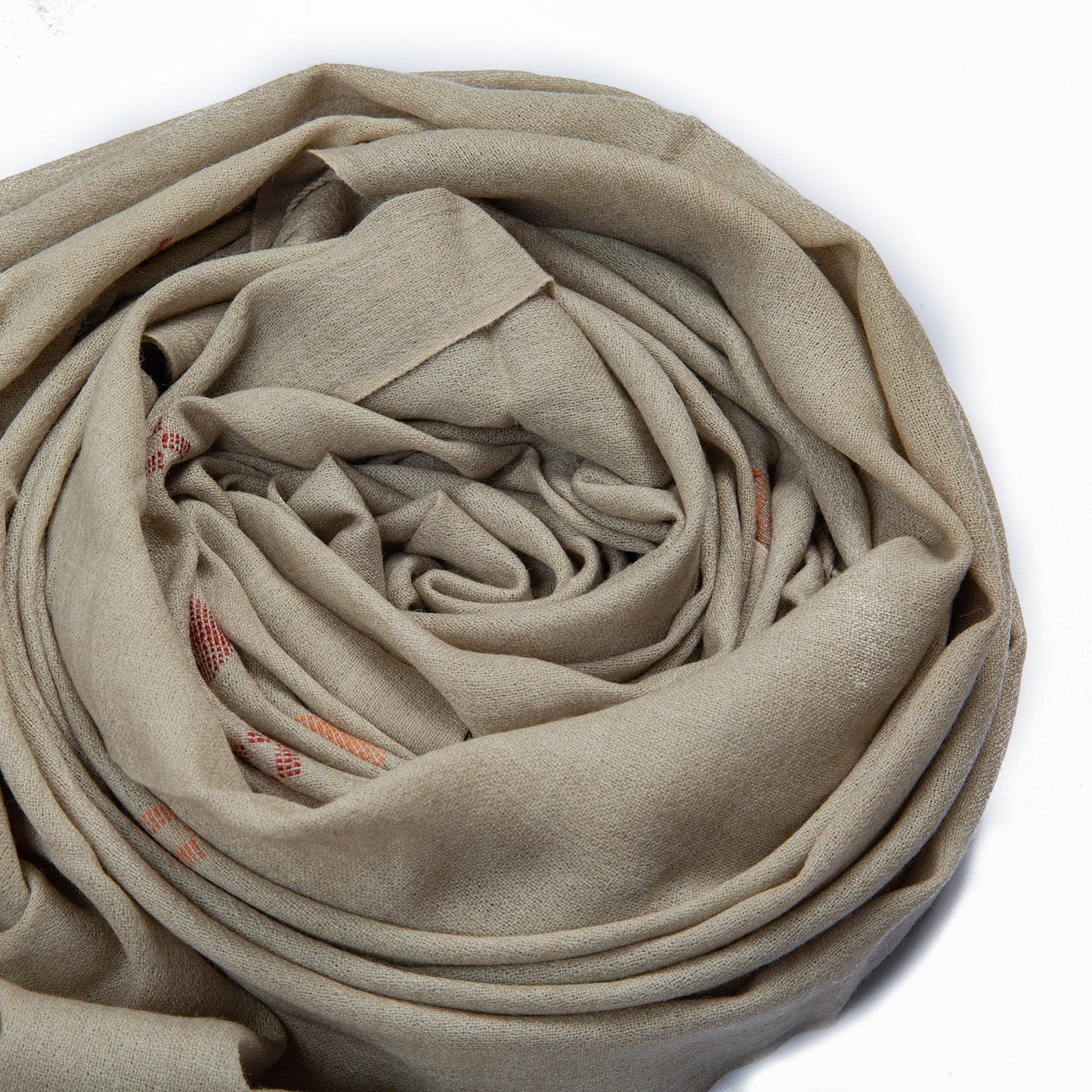 Grey Hand made wool shawl