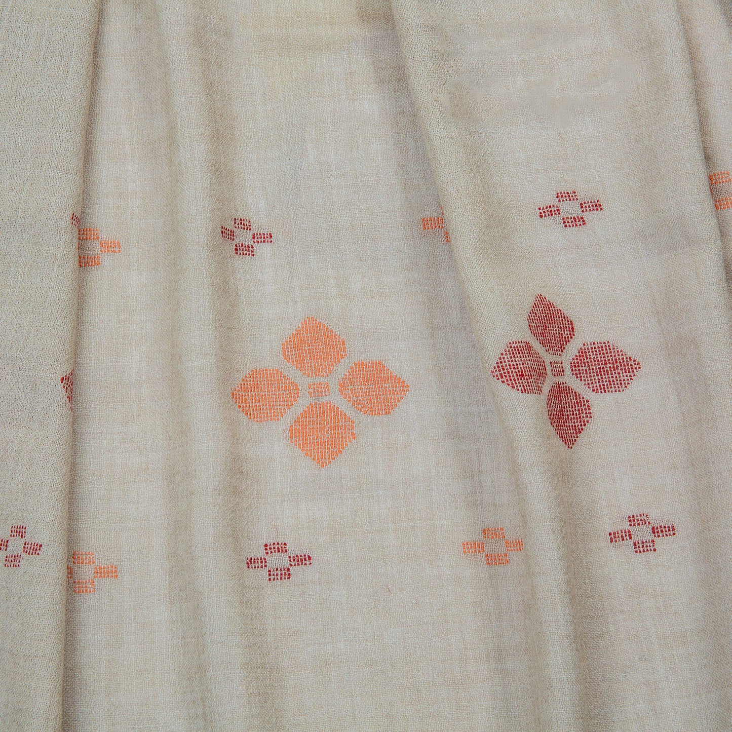 Grey Hand made wool shawl