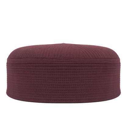 Xenath 2 in Maroon & Dark Brown  Koofis Cap for MEN
