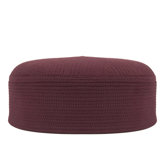 Xenath 2 in Maroon & Dark Brown  Koofis Cap for MEN
