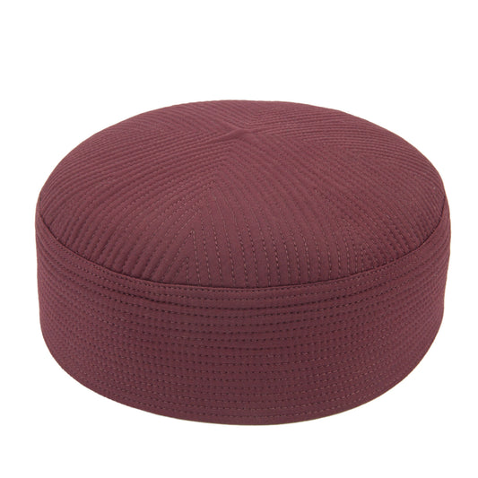 Xenath 2 in 1 Red Brown Koofis Cap for MEN