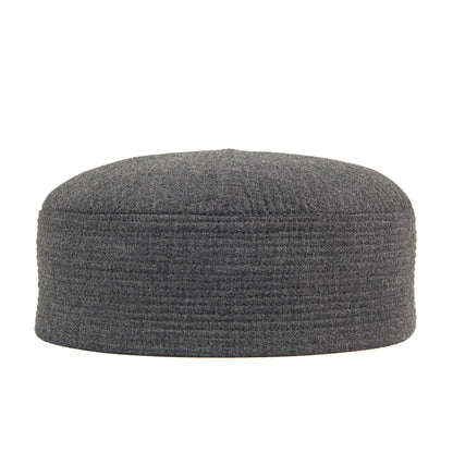 Zaavia Grey Koofis Cap for MEN