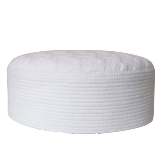 Jannan White Koofis Cap for MEN