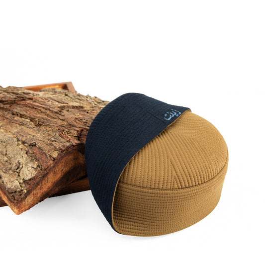 Xenath 2 in 1 Dark blue & Olive Koofis Cap for MEN