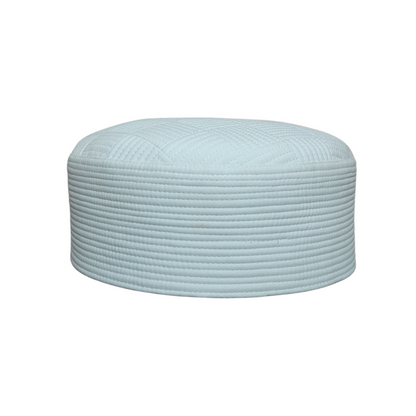 Zaavia White Koofis Cap for MEN