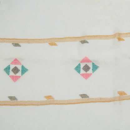 White Lux wool premium stoles