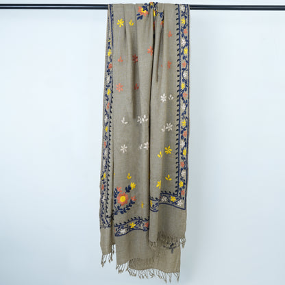 Green Lux wool premium shawl
