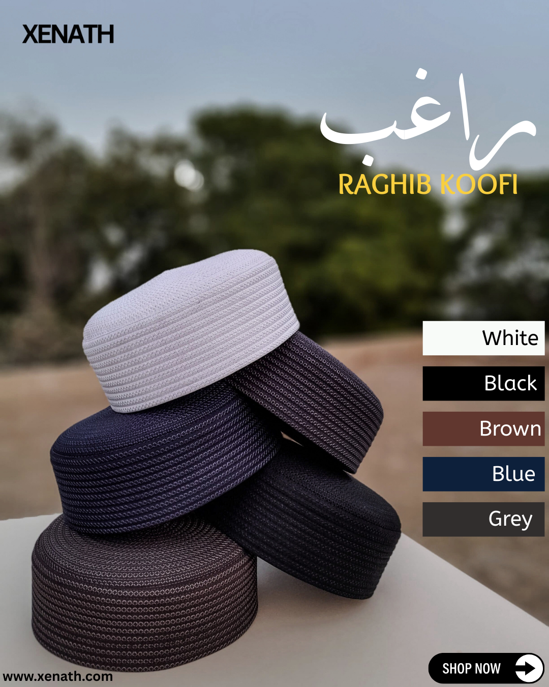 Raghib Koofis Cap For Men