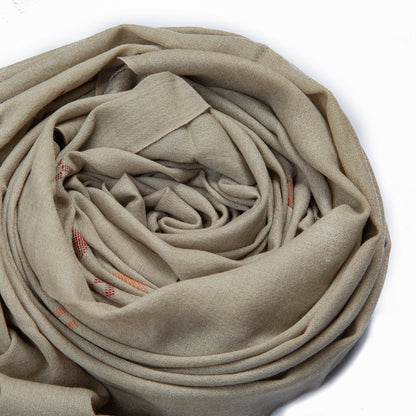 Grey Hand made wool shawl