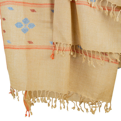 Pale Hand made wool shawl
