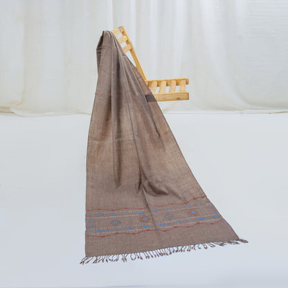 Brown Lux wool premium stoles