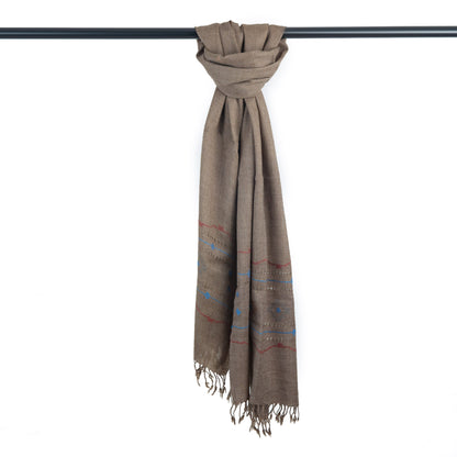 Brown Lux wool premium stoles